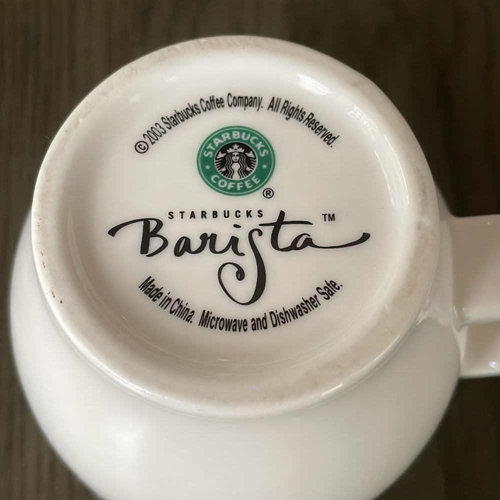 2003 Starbucks Barista Mug - Picture 4 of 6